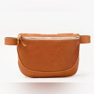 Clare V Tan Leather Fanny Pack (with dust bag)